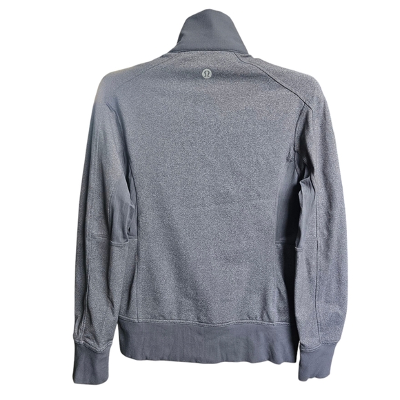 Lululemon Grey Luon Vent Tech Full Zip Jacket Size S - Picture 2 of 9